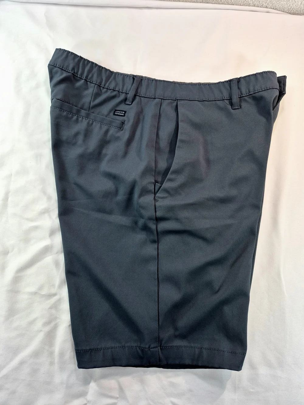 Jachs NY Men's Performance Tech Stretch Shorts Gray 34W Golf Classic Resort Wear